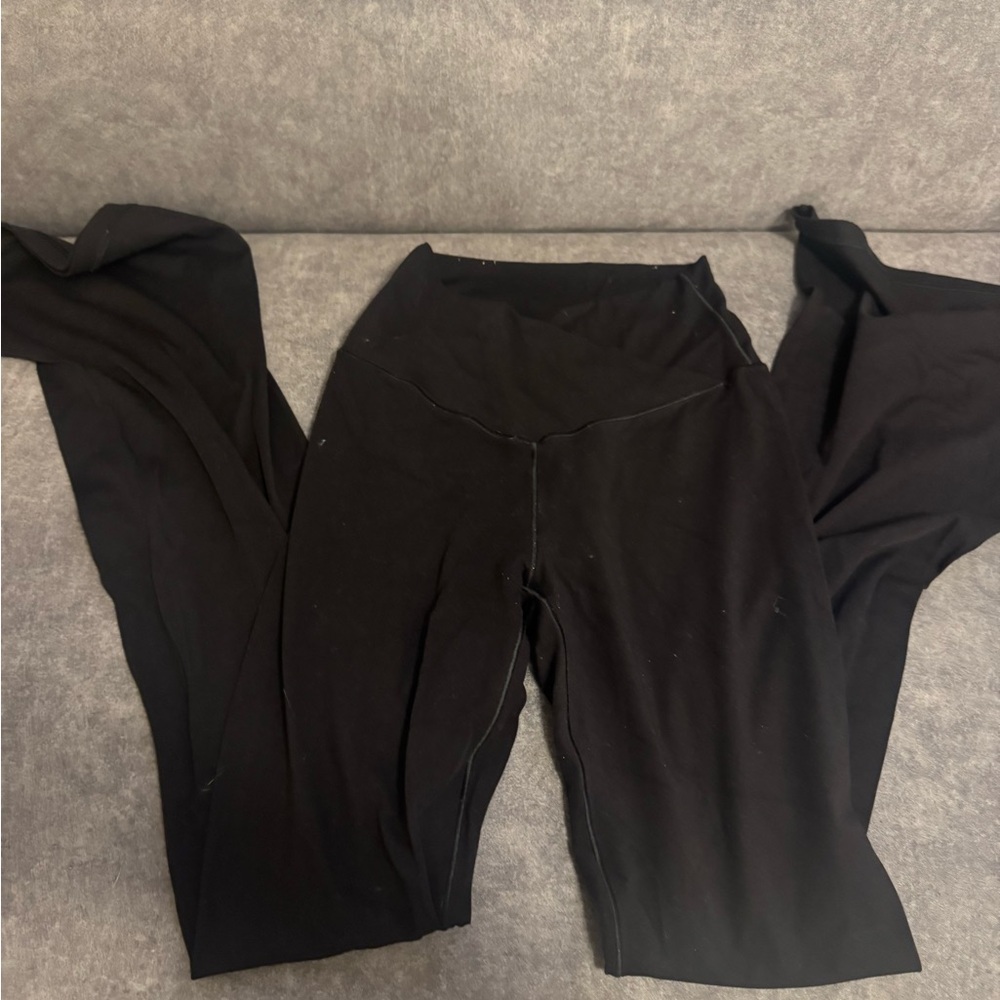 Aerie Black Crossover Black Leggings